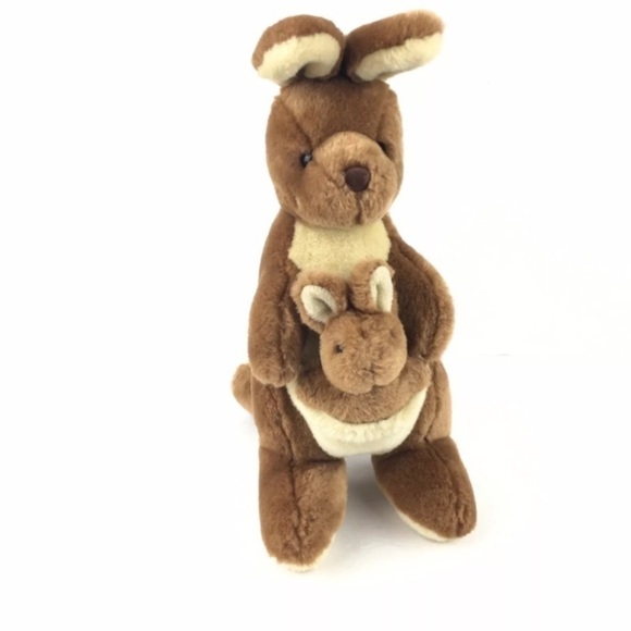 UNIPAK Kangaroo Baby Joey Pouch Stuffed Animal Plush Toy 12.5" Brown Jan 2011 - Picture 5 of 9